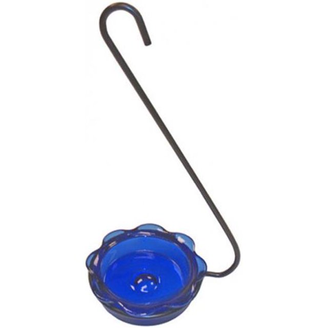 Erva MWFWH Hanging Glass Cup Feeder - Blue