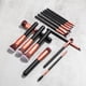 thumbnail image 2 of 16 uds, brochas de maquillaje sintéticas, juego de brochas de base cosmética profesional, mezcla de rubor, delineador de ojos, juego de brochas de maquillaje en polvo para la cara TUNC Sencillez, 2 of 5