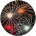 thumbnail image 3 of SAFAVIEH Soho Keller Fire Works Wool Area Rug, Black/Multi, 5' x 8', 3 of 7