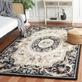 thumbnail image 2 of SAFAVIEH Savonnerie Cady Oriental Area Rug, Ivory/Black, 4' x 6', 2 of 11