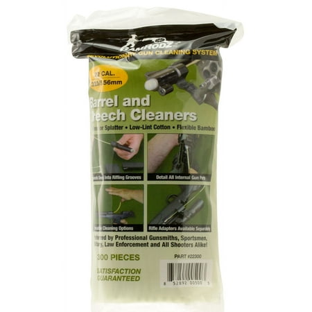 UPC: 0852892005003 | RAMRODZ BARREL CLEANER .22 CAL COTTON SWAB 8  300 PACK