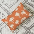 thumbnail image 2 of Palm Tree Pillow Covers 12x20 Inch Set of 2 Vintage Tropical Throw Pillow Covers Summer Outdoor Decorative Cushion Cover Burnt Orange Square Pillowcase for Sofa Couch Indoors Outdoors Decor, 2 of 8