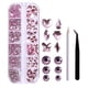 thumbnail image 1 of Juego de herramientas de manicura de diamantes planos de 12 cuadrículas Diamantes en forma especial MABOTO ZSHZ-209 con pinzas y bolígrafo corto, 1 of 6