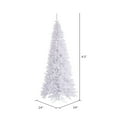 thumbnail image 2 of Vickerman 4.5' White Fir Slim Artificial Christmas Tree, Unlit, 2 of 3