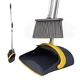 thumbnail image 5 of Eyliden Broom and Dustpan Combo Set for Home Hardwood Floor with Long Handle to 50", Dark Grey, 5 of 9