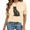2-Apricot, variant on UNISHE Women's Line Art Dog Graphic T-Shirt Minimalist Pet Sketch Tee Casual Short Sleeve Crewneck Top Trendy Summer Shirt