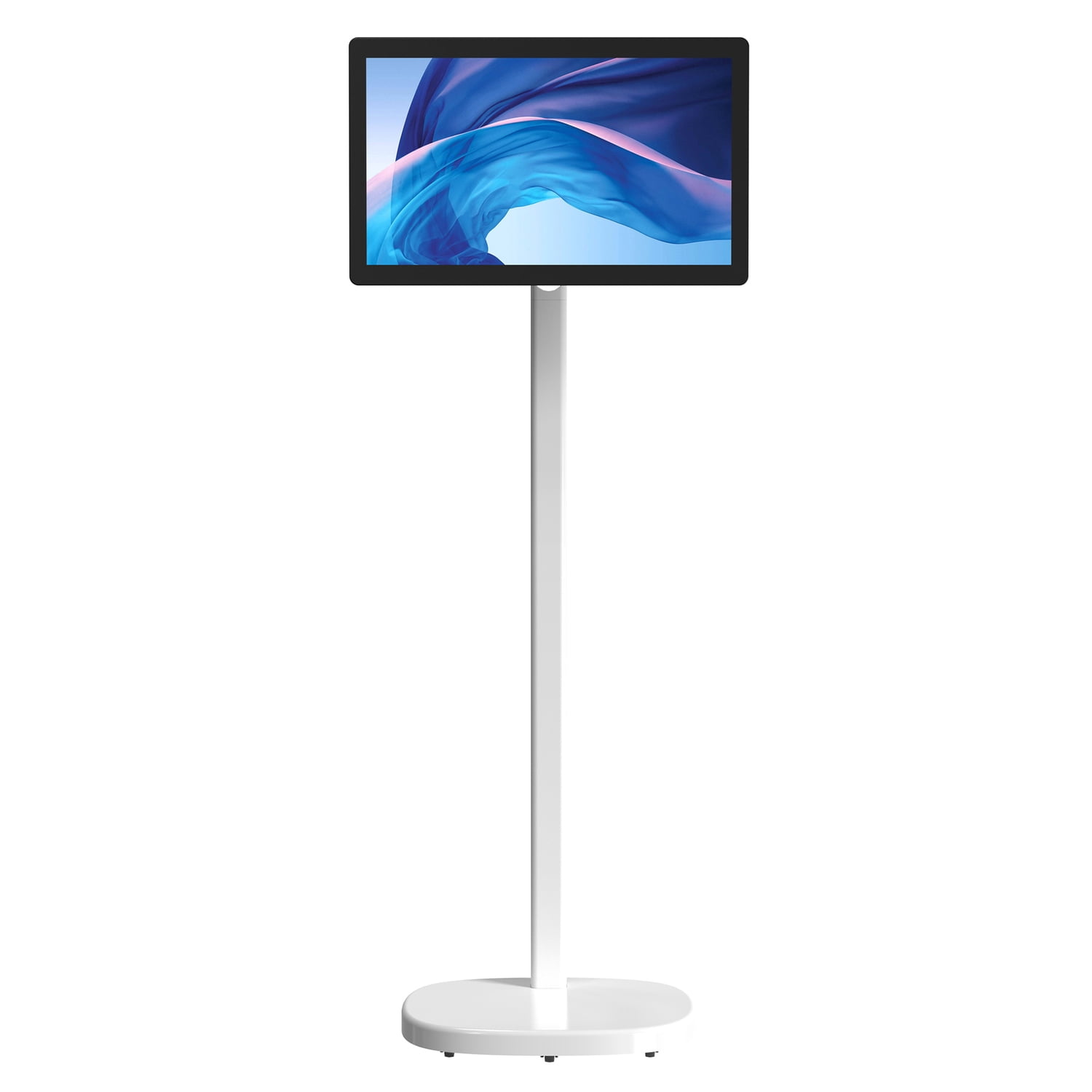 CTA Digital Mobile Rolling Spring-Adjustable Floor Stand for Displays up to 22 Lbs.