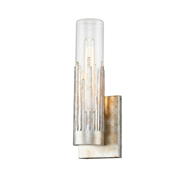 Lucas McKearn Sawgrass 1 Light Sconce in Silver Leaf