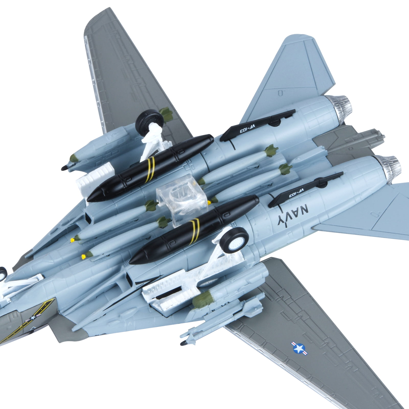 Display Toy F-14 Tomcat US Composite Model Exquisite Aviation Collectible for Enthusiasts
