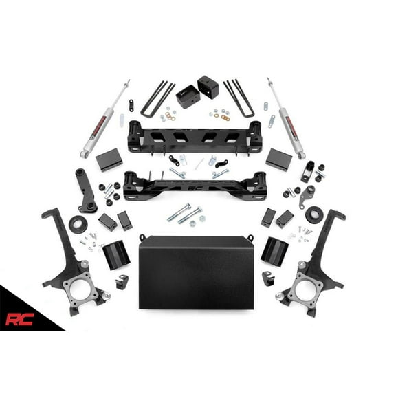 Rough Country 6" Lift Kit (fits) 2007-2015 Tundra Includes N3 Shocks Knuckle Suspension System 75420