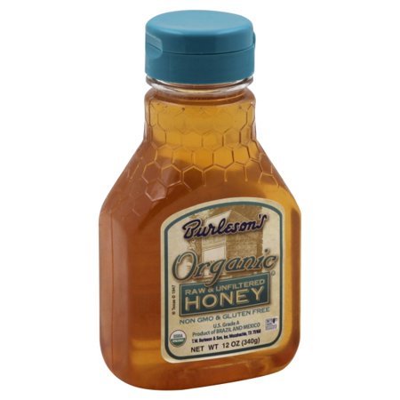 12 oz Burleson's Organic Raw Honey
