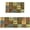 Brown, variant on Les Fleurs La Terre Kitchen Rug and Sets Set of 2 Non Skid Washable mat for Bless This Home Brown Cream Kitchen mats for Floor Farmhouse Kitchen Decor