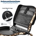 thumbnail image 4 of FORMRS Zipper Binder with Shoulder Strap 2-inch Ring 500 Sheet Capacity File Bag, Brown Floral, 4 of 5