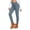 Blue, variant on IWRICH Winter Leggings for Women Thermal Sherpa Lined Thick Cold Weather Snow Joggers High Waisted Soft Yoga Pants Yellow XL