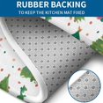 thumbnail image 4 of White Christmas Watercolor Tree Pattern Bathroom Rugs Sets 3 Piece,Toilet Cover Set,Absorbent Non Slip Bathroom Mats Sets with U-Shaped Contour Rug Toilet Rug Set, 4 of 5
