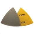 thumbnail image 1 of 1pc 80mm, 93mm Triangular Cerámica Granito Mármol Diamante Pulido Pads 80mm 120 Sharpla Almohadillas de pulido de diamante, 1 of 5