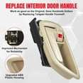 thumbnail image 2 of GFDYREE Interior Door Handle Front Rear Left Driver Side Compatible with Toyota Avalon 2000-2004 Sequoia 2001-2007 Tundra Pickup (Crew Cab ONLY) 2004-2006 Replace# 692060C030E1, 2 of 7