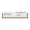 thumbnail image 2 of Kingston 128GB (4x32GB) DDR5 5600MT/s CL40 FURY Beast White XMP, 2 of 7
