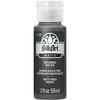 FolkArt 938E Acrylic Craft Paint, Matte Finish, Licorice, 2 fl oz