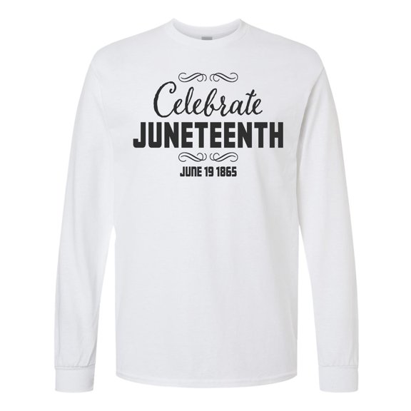 Inktastic Celebrate Juneteenth Long Sleeve T-Shirt