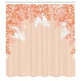 thumbnail image 2 of Ambesonne Flower Shower Curtain, Blooming Lilac Flowers Print, 69"Wx84"L, Pale Rust, 2 of 4
