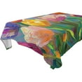thumbnail image 4 of BZSMCE Square Tablecloth Tulip Symphony Pattern Tableclothes, 4 of 9