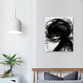 thumbnail image 3 of PIKWEEK Framed Black and White Abstract Line Canvas Wall Art Modern Contemporary Pictures Paintings Prints Artwork Wall Decor for Living room Bedroom Bathroom Office Home Decoration, 3 of 4