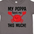 thumbnail image 4 of Inktastic My Poppa Loves Me Childs Crab Boys or Girls Toddler T-Shirt, 4 of 5