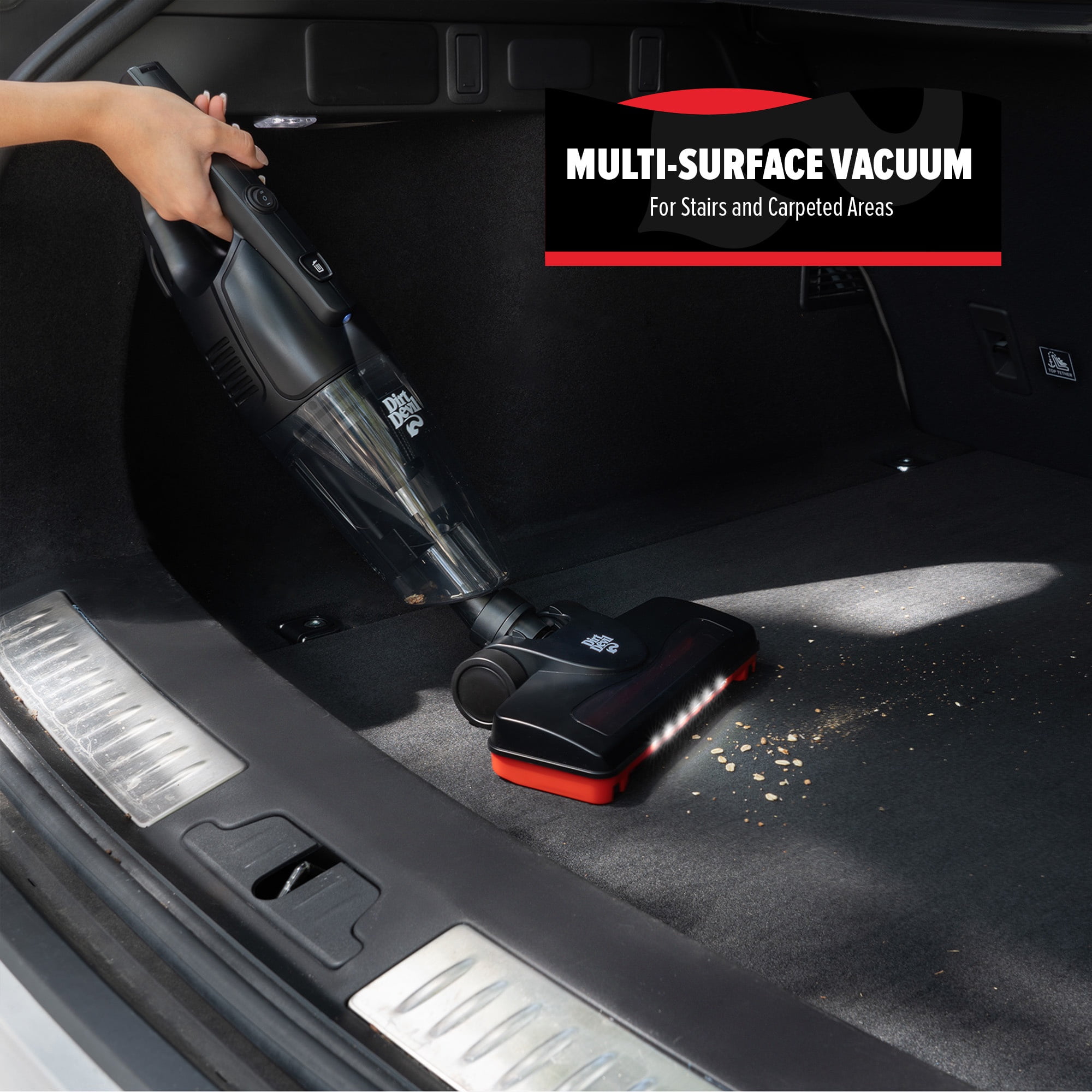 Dirt Devil 4-in-1 Cordless Rechargeable Stick Vacuum Cleaner with Turbo Motor Floorhead, Converts to Handheld for Multi-Surface Cleaning, Model EV2420