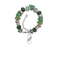 thumbnail image 2 of God Gave Me You Infinity Sign Green Christmas Bead Bracelet, 2 of 4