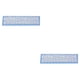 thumbnail image 2 of Kearding Molde de silicona Fondant Cake Lace Molde para pastel en relieve Sugar Lace Mat Cake Decorating Tool Relieve Mat Azul 2piezas Kearding CBP090766, 2 of 5