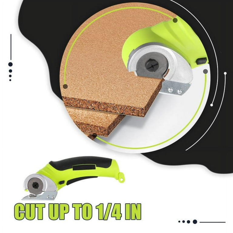 Buy SnapFresh Cordless Electric Scissors, 4V Electric Mini Cutter, Carpet  and Cardboard Cutter with a Replacement Blade, Rotary Cutter for Cardboard  Packages Leather Plastic Online at desertcartNorway