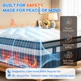 thumbnail image 6 of 14 Inch King Mattress, Hybrid King Size Mattress in a Box, Cooling Memory Foam & Pocket Coils, Medium Firm Support, Motion Isolation for Undisturbed Sleep, CertiPUR-US Certified, 6 of 10