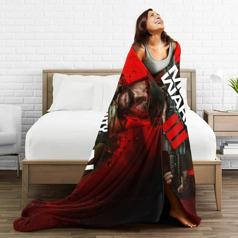 Call Of Duty Modern Warfare Blanket Soft Warm Flannel Air Conditioning Blanket Throw Blankets For Bed Couch Sofa Bedroom Living Room 80