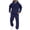 Navy, variant on Wiicoznt Men's 2 Piece Tracksuit Hooded Athletic Casual Sport Workout Jogging Sweatsuits Solid Color Outdoor Running Suit Sets with Pockets