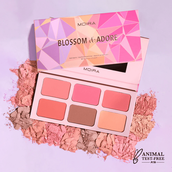 PALETA DE ILUMINADOR Y CONTORNO MOIRA COSMETICS BLOSSOM & ADORE PALETTE