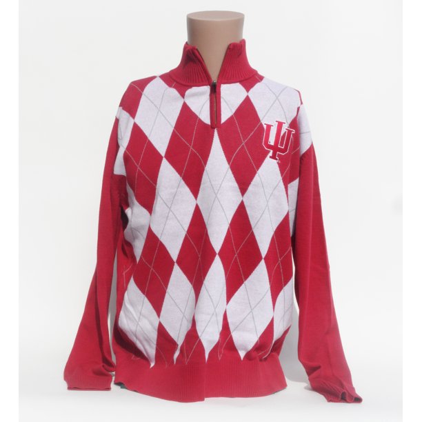 argyle quarter zip