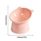 thumbnail image 4 of Comedero Inclinado para Gatos Plato Comida Ergonómico Cara Plana () Rosa, 4 of 8