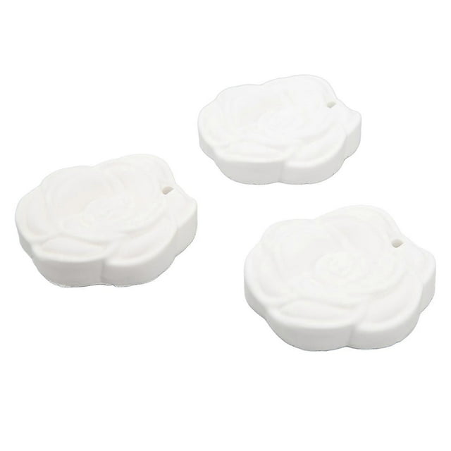 3pcs Aromatherapy Wax Tablets Different Fragrances Flower Shaped Long Lasting Scented Sachet for Wardrobe Car