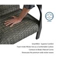 thumbnail image 3 of COSCO Outdoor Living, SmartWick, Chaise Lounge Patio, brun foncé, 3 of 8