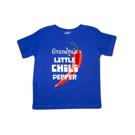 

Inktastic Grandpa s Little Chili Pepper Gift Toddler Boy or Toddler Girl T-Shirt