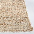 thumbnail image 3 of SAFAVIEH Natural Fiber Geordie Solid Area Rug, Ivory/Natural, 6' x 6' Square, 3 of 11