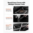 thumbnail image 3 of 2.6 Gal 2.5 horsepower convenient Dry Shop Vac, 800W, 1.25"x4ft Hose, 9.2ft Cord, Nozzles for Home Garage Jobsite, Black/Orange, 3 of 12