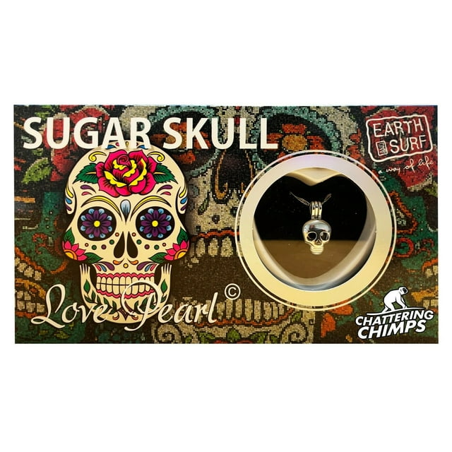 Kit de Perles de Souhait d'Amour DIY pour Collier Pendentif Mexicain Sugar Skull Chattering Chimps