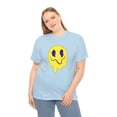 thumbnail image 4 of Purple eye smiley face graphic t shirt Unisex Heavy Cotton Tee, 4 of 8