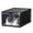 Black, variant on Clamshell Stackable Dustproof Shoes Storage Container Display Box Organizer