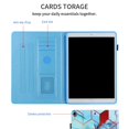 thumbnail image 4 of iPad 10.2 Case/iPad Air 3 Case/iPad Pro 10.5 inch Case, Dteck PU Leather Folio Flip Case Auto Wake Sleep Cover with Card Slots, Multi-angle Viewing Stand for iPad 8th Gen/7th Gen,Gold Blue Marble, 4 of 5