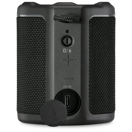 iLive Light Up Wireless Waterproof Portable Speaker, Black, ISBW103B