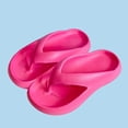thumbnail image 2 of Xfvqtps Flip Flops for Womens Lightweight Non Slip Quick Drying Thick Sole Indoor Outdoor Beach EVA Slipper Hot Pink, 2 of 9