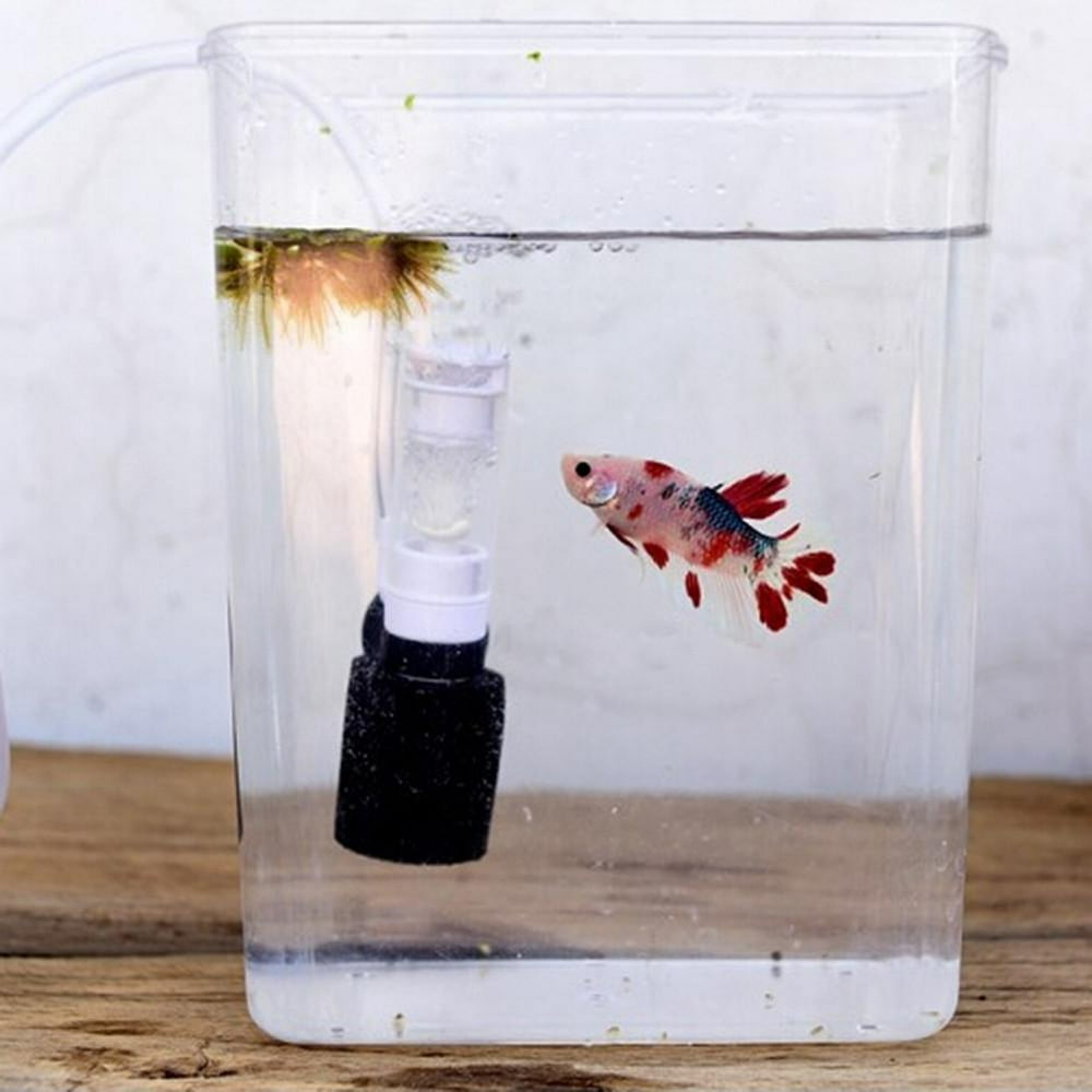 Silent Mini Water Pneumatic Filter for Fish Bowl Aquarium ColorAs shown